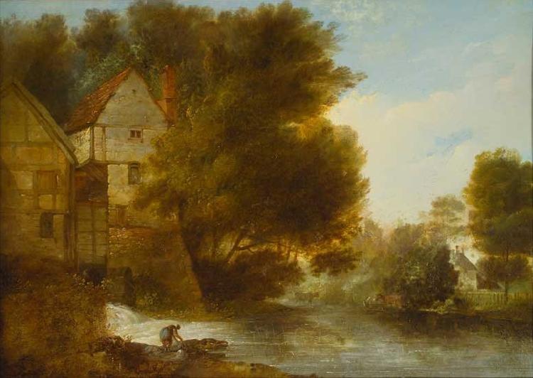 John Webber John Webber s oil painting  Abbey Mill Shrewsbury